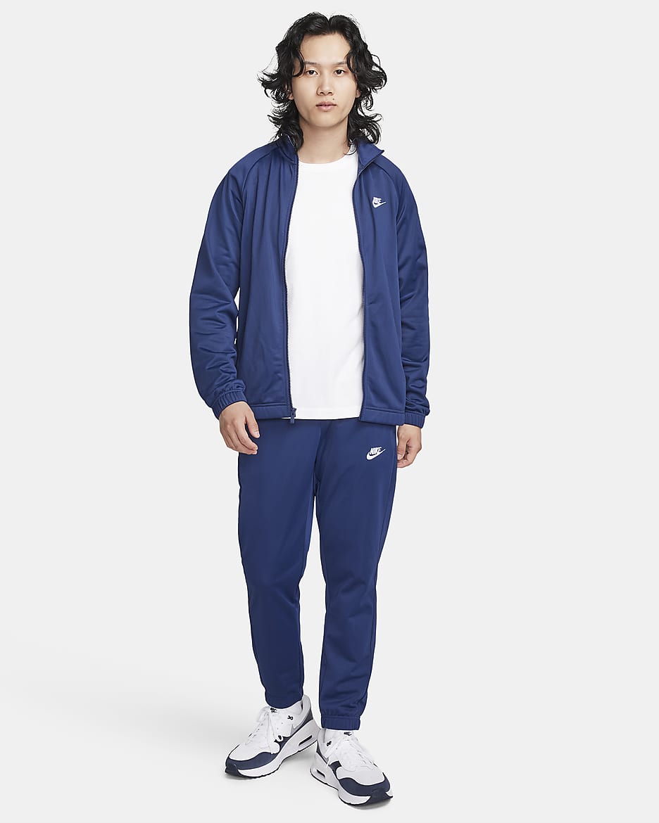 Mens navy nike tracksuit best sale